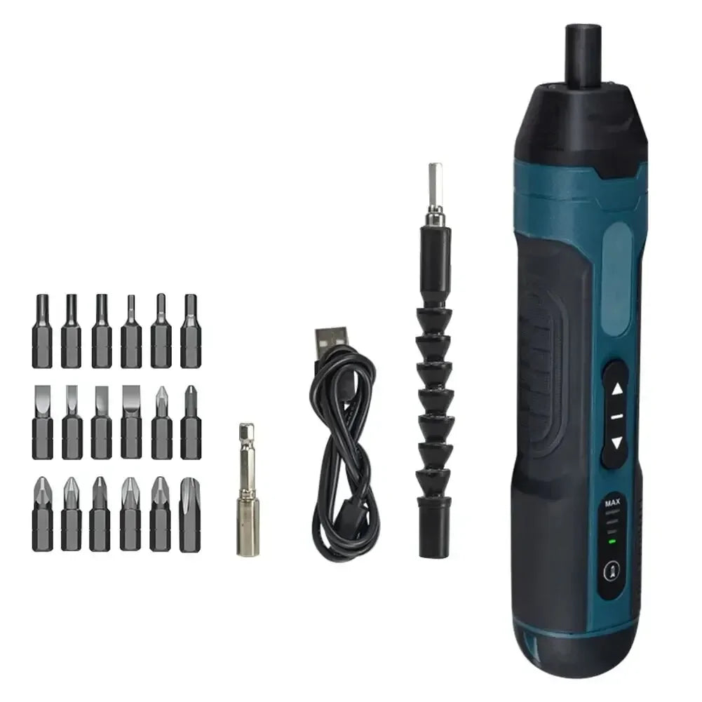 Multi-function Disassembly Torque Repair Tools Mini Cordless Electric Screwdriver 1300mah Rechargeable Adjustment Power Drill