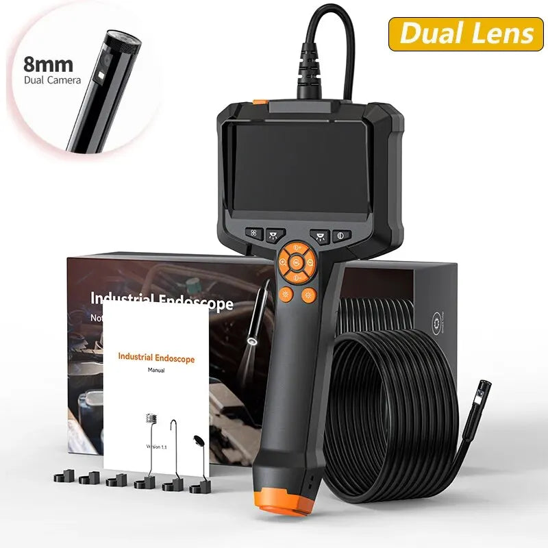 HD 1080P Endoscope Camera – 4.3” IPS Waterproof Screen | Professional Inspection Tool