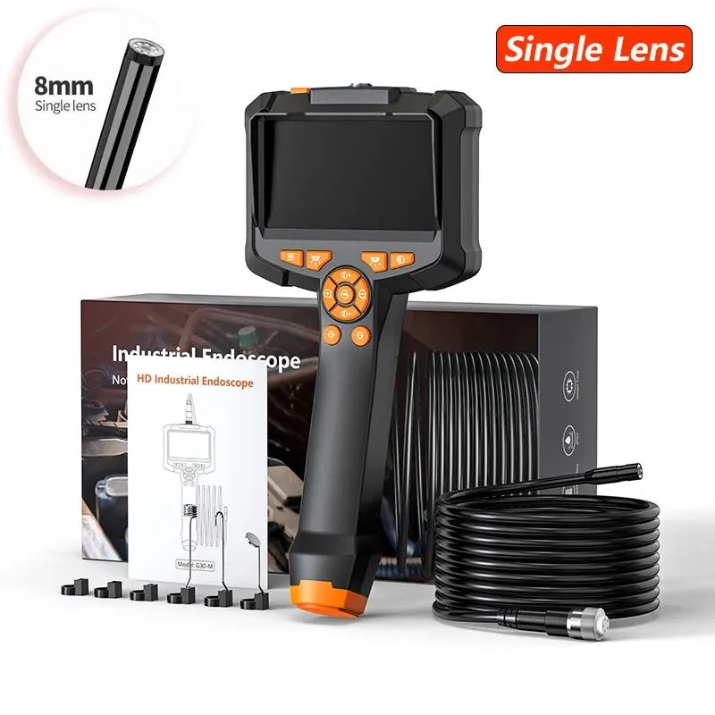 HD 1080P Endoscope Camera – 4.3” IPS Waterproof Screen | Professional Inspection Tool